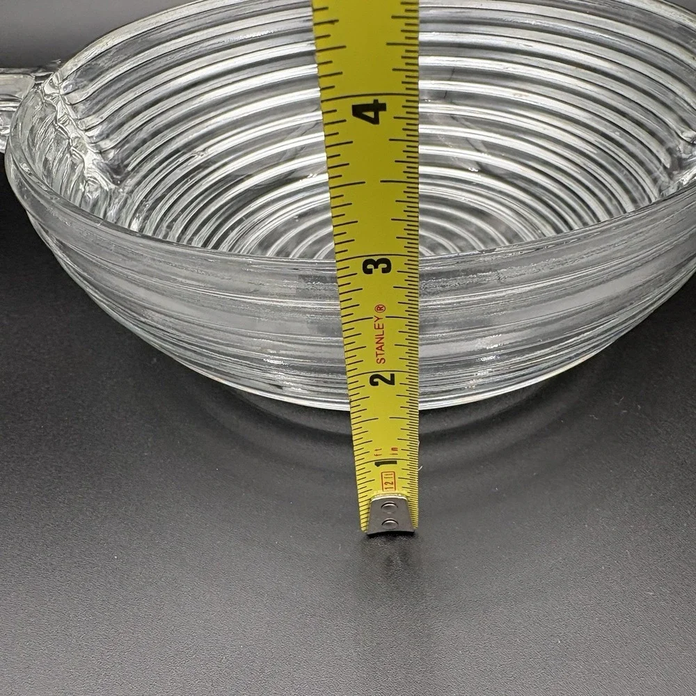 Vintage Anchor Hocking Ribbed Depression Glass 